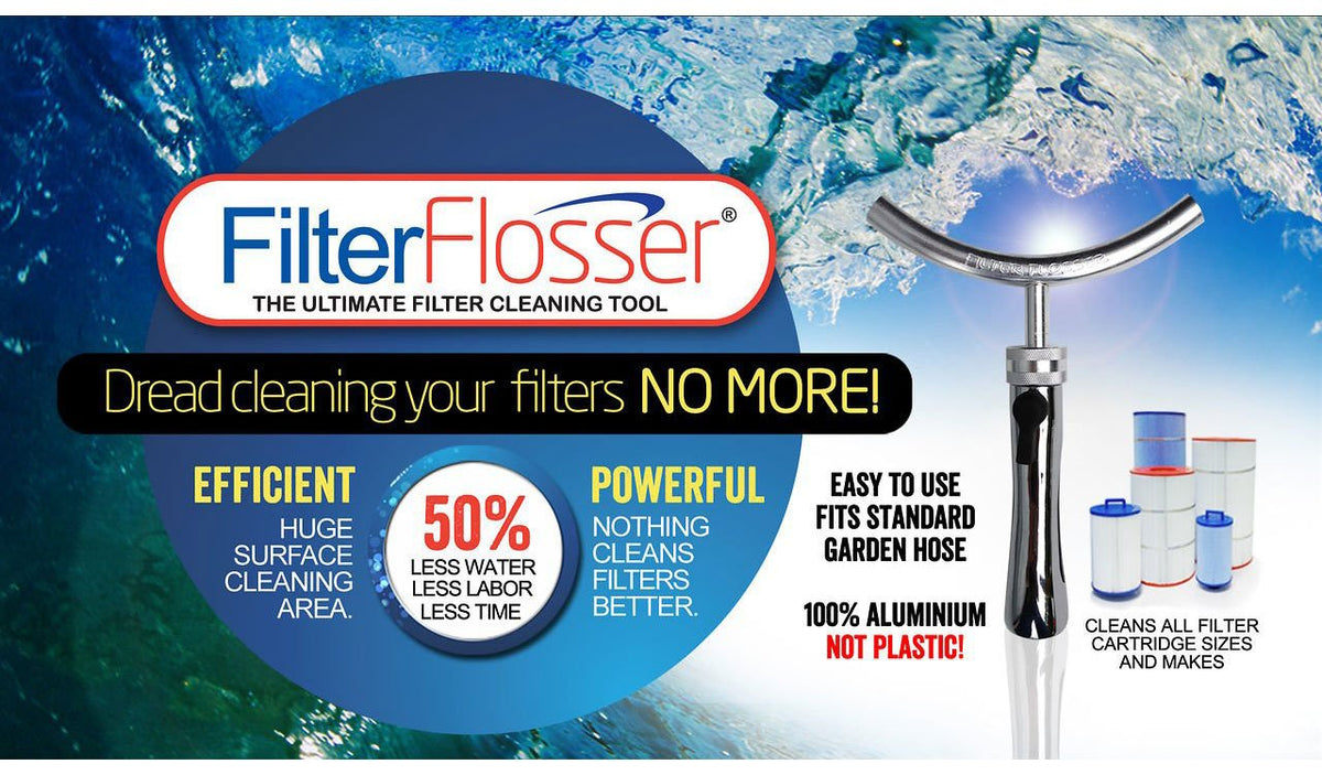 Filter Flosser Filter Cartridge Cleaning Tool Hot Tub Outfitters