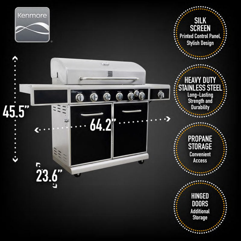 Kenmore grill 6 burner best sale