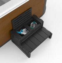 Load image into Gallery viewer, PREMIUM SPA STEP WITH STORAGE - BLACK