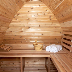 Mini POD Sauna-Red Cedar