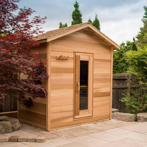 Outdoor Cabin Sauna-Red Cedar