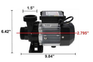 10-WE14-240 LX E14 Circulation Pump, 1/4 HP, 1 speed, 1.6 Amps, 220 - 220V.