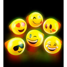 Load image into Gallery viewer, LED Floating Light-up EMOJIS Assorted Case of 12  : Pool Toys