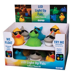 LED Floating light-up Pals Assorted Case of 12  : Pool Toys