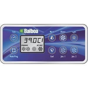 Balboa VL801D Panel 54121-01 W/Overlay 10430 (J/J/B/L) 54108-01 - Hot Tub Outfitters