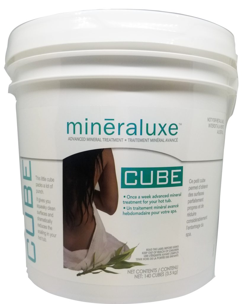 Mineraluxe Cubes Service Size - 2.5gal Pail of 140 Cubes
