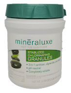 Mineraluxe Stabilized Chlorine Granules 480 gram - Hot Tub Outfitters