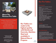 Load image into Gallery viewer, Elementi Florence Fire Table