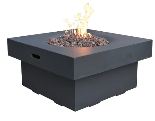 Moderno Branford Fire Table - Black Propane