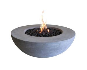 Elementi Lunar Fire Bowl - Dark Grey