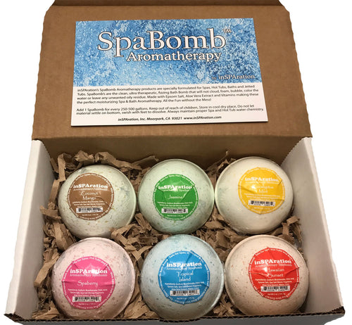 Spa Bombs Packs of 6 - Hot Tub Outfitters