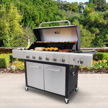 Load image into Gallery viewer, Kenmore 6 Burner XL plus Side Burner Gas Grill with Stainless Steel Lid