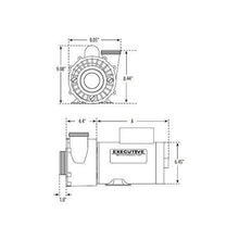 Load image into Gallery viewer, Waterway Executive Pump 4hp 56 frame 230v 2.5&quot;x2&quot;  Part # 3721621-13 - Hot Tub Outfitters